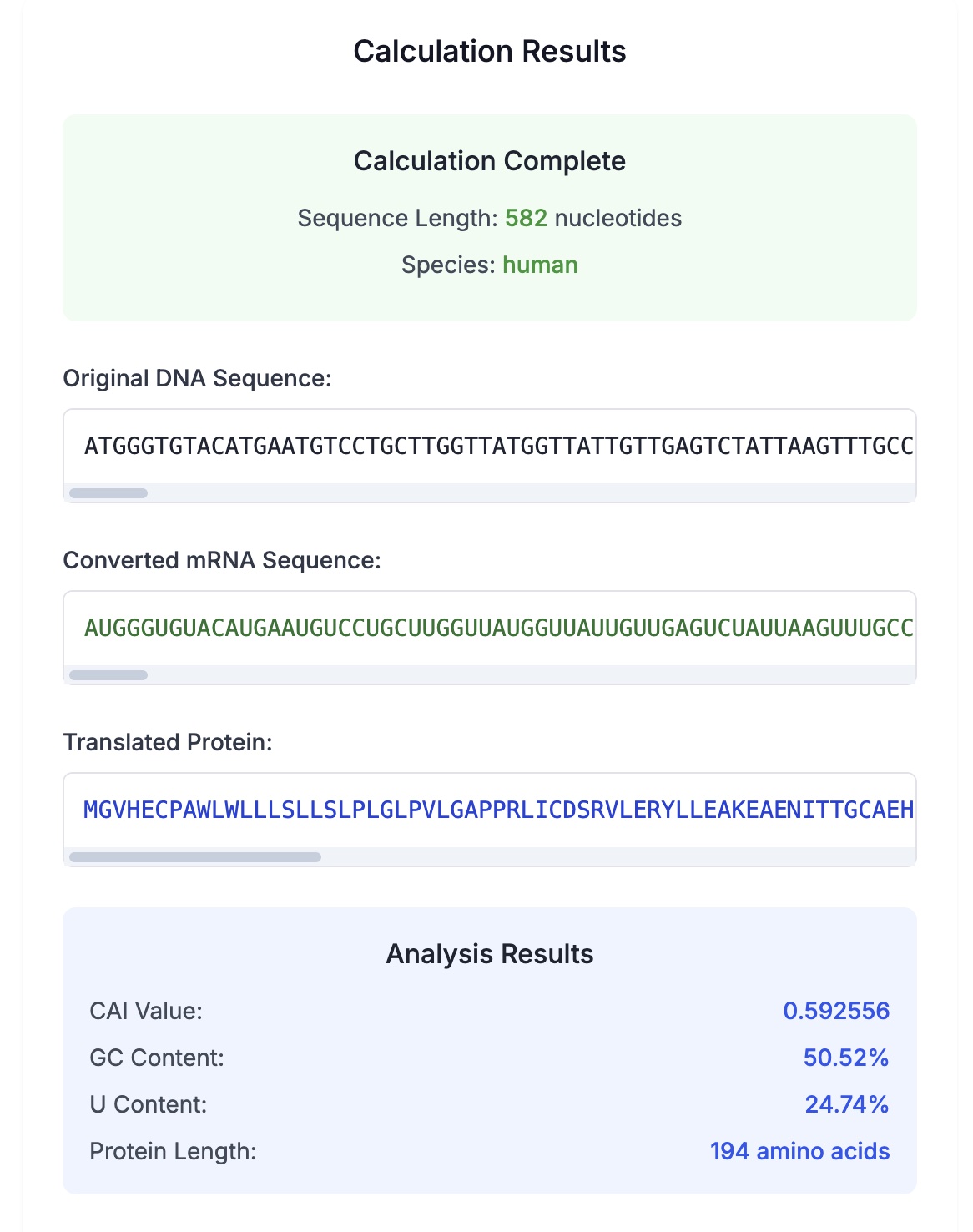 Step 3: View Conversion Results